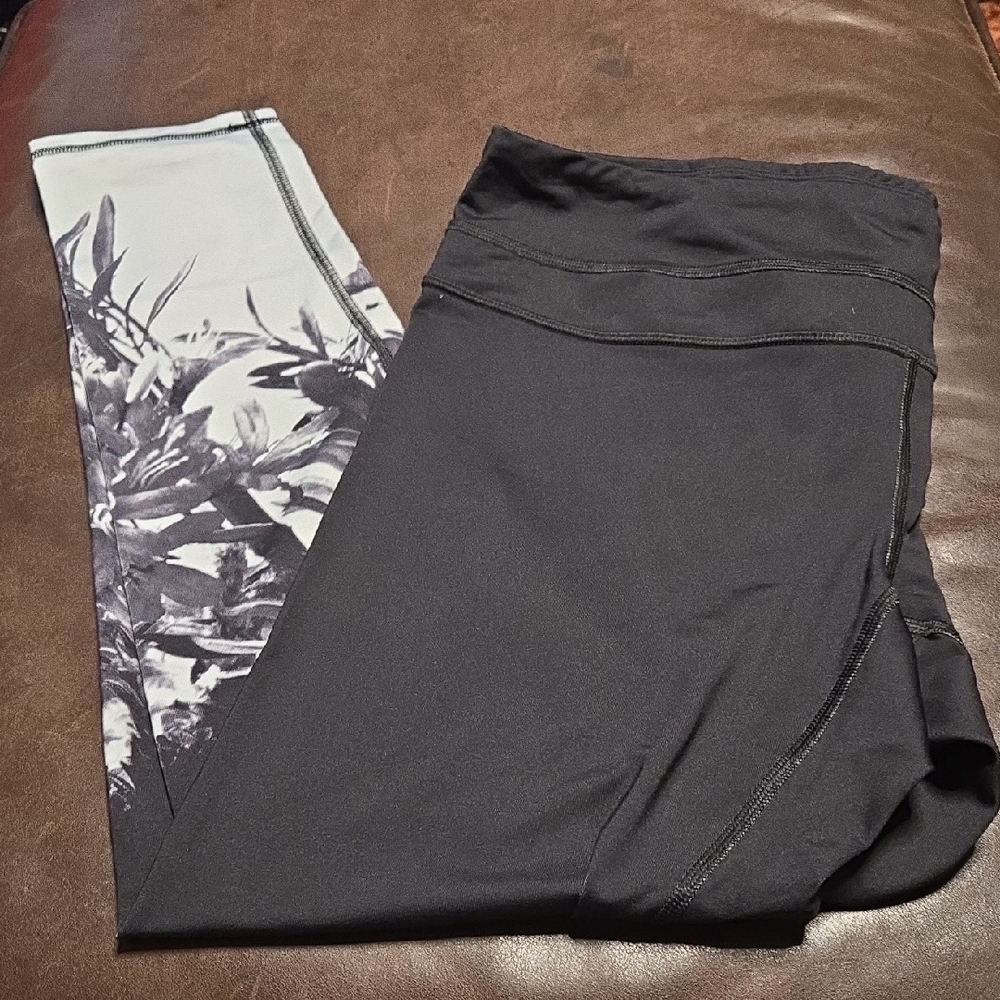 Lucy Black and Gray Women's Yoga Pants